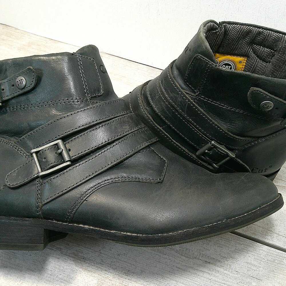 Cat Footwear Women's Vivienne Gray Size 8 Side Buckle boots, Western, - Picture 8 of 10
